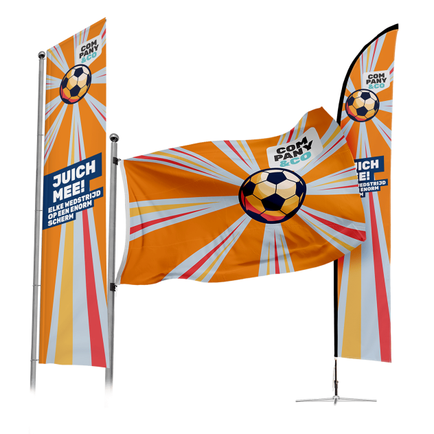 Beach flags