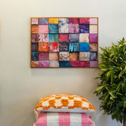 Houten textielframe