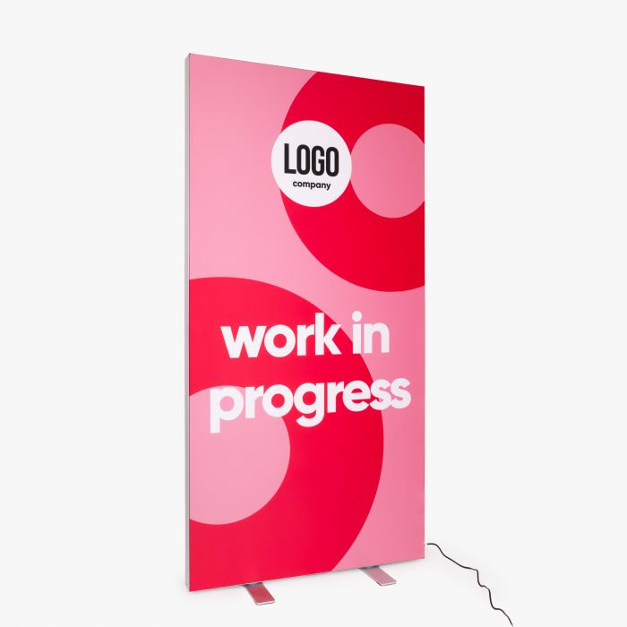 Dubbelzijdig pop-up LED frame