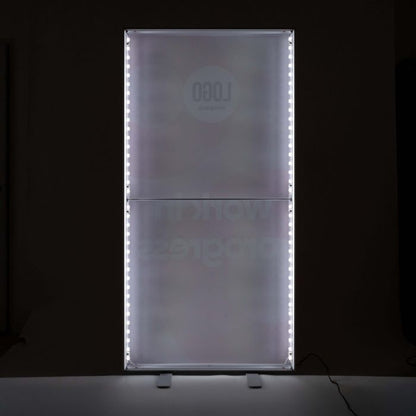 Dubbelzijdig pop-up LED frame