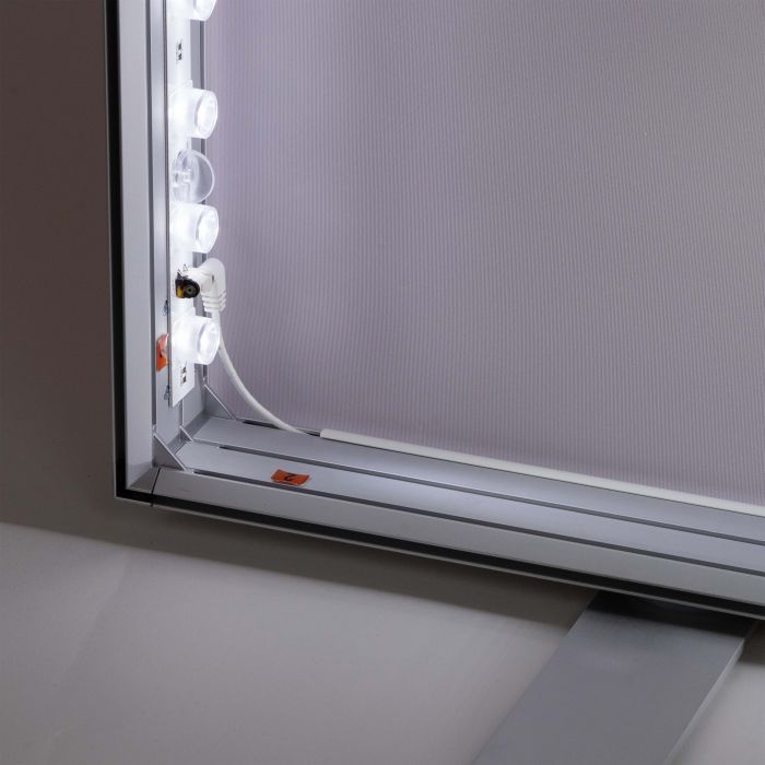 Dubbelzijdig pop-up LED frame