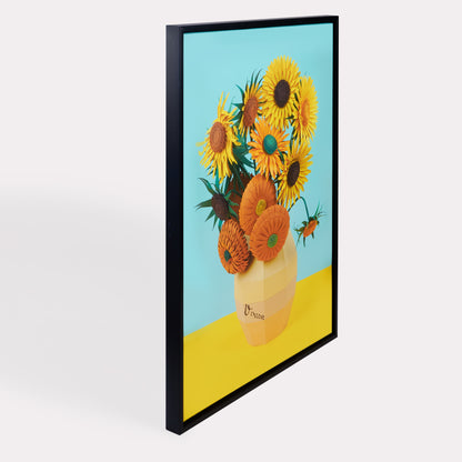 Canvas met baklijst
