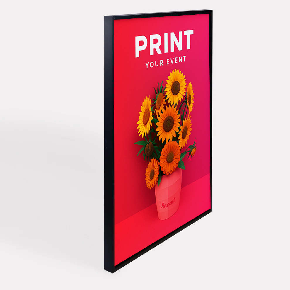 Canvas met baklijst