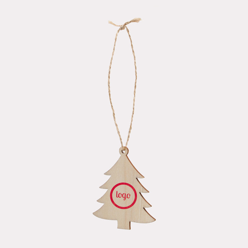 Houten kerstdecoratie hangers vanaf 10 stuks