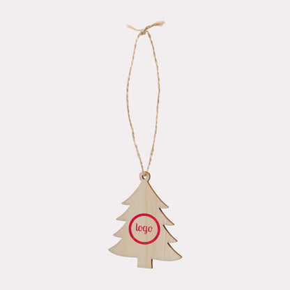 Houten kerstdecoratie hangers vanaf 10 stuks