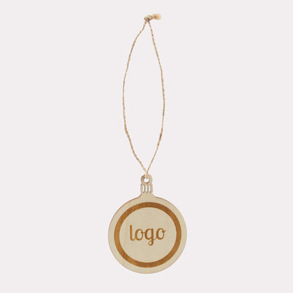 Houten kerstdecoratie hangers vanaf 10 stuks