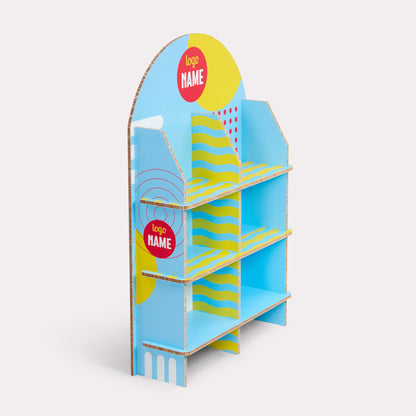 POS display with shelves