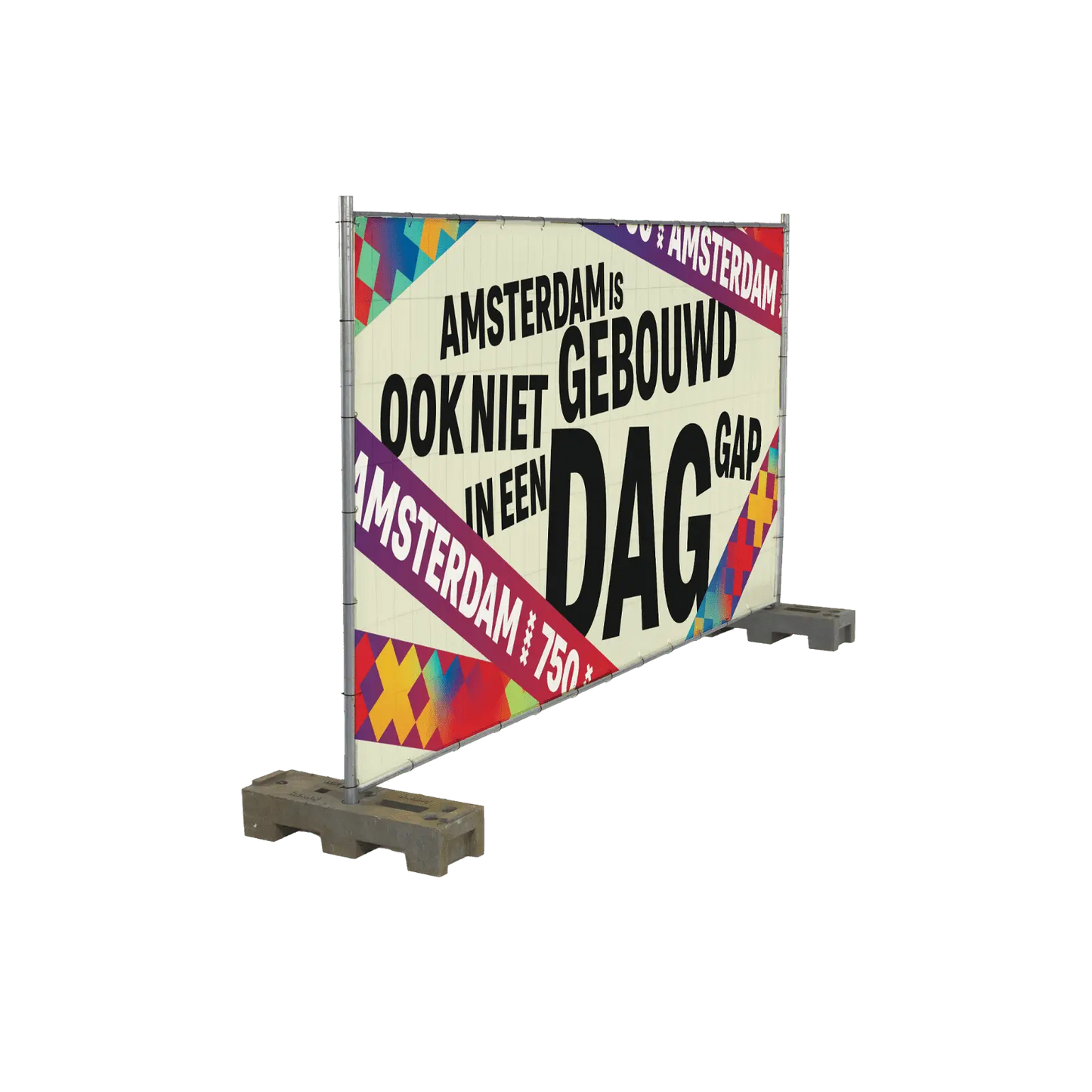 Construction fence tarpaulins