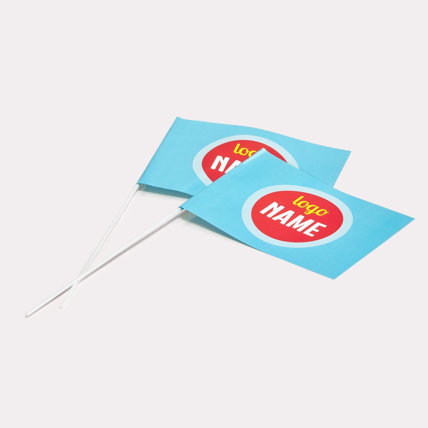 Waving flags from 5 pieces