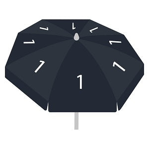 Parasol: Rond Ø 180 cm