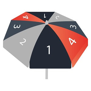 Parasol: Rond Ø 180 cm