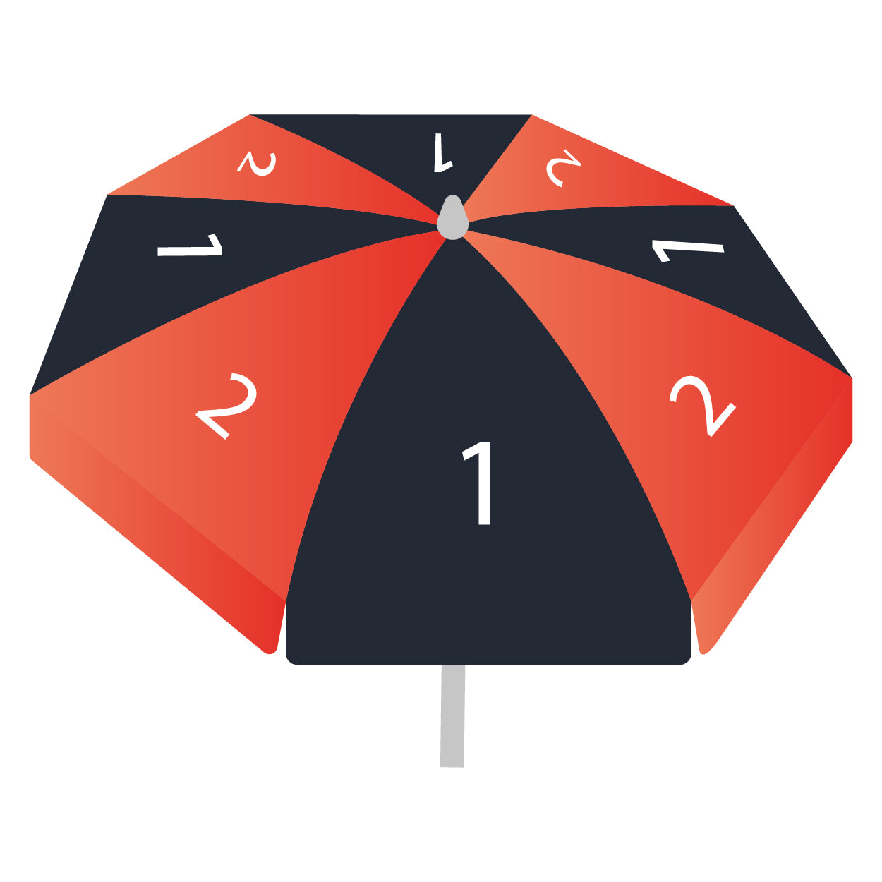 Parasol: Rond Ø 180 cm