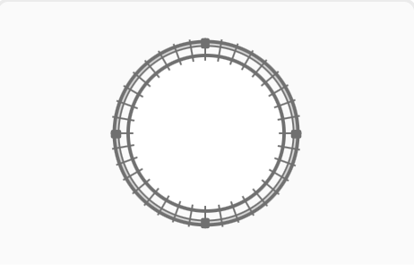 Rond spandoekframe