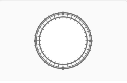 Rond spandoekframe