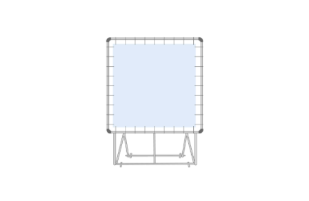 Vrijstaand spandoekframe