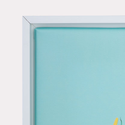 Canvas met baklijst