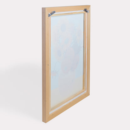 Canvas met baklijst