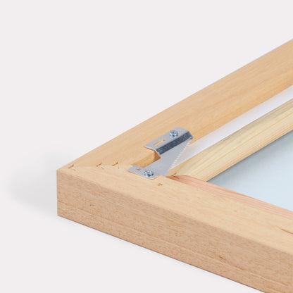 Canvas met baklijst