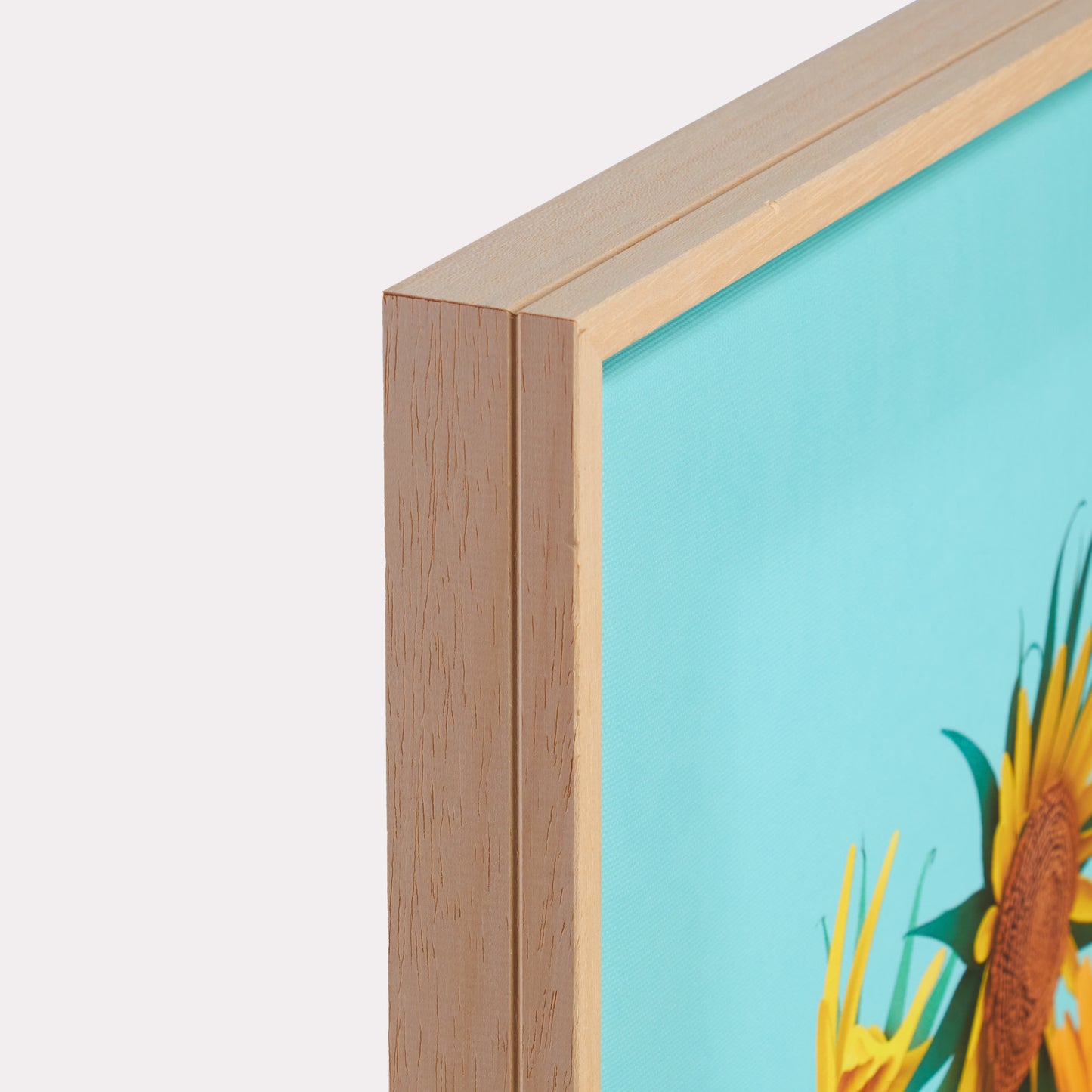 Canvas met baklijst