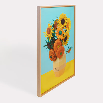 Canvas met baklijst