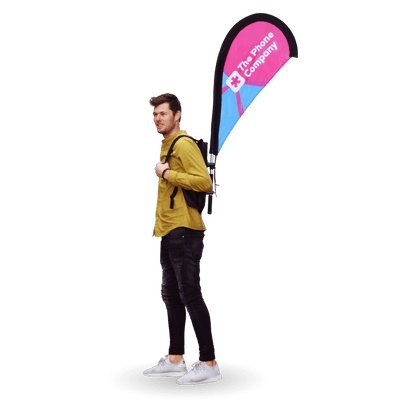 Beachflag backpack - De Printgroep - Jouw partner in print!