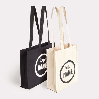 Canvas shopping bags from 100 pieces