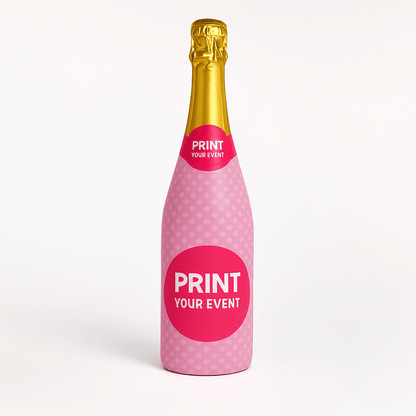 Champagneflessen vanaf 25 stuks - De Printgroep - Jouw partner in print!