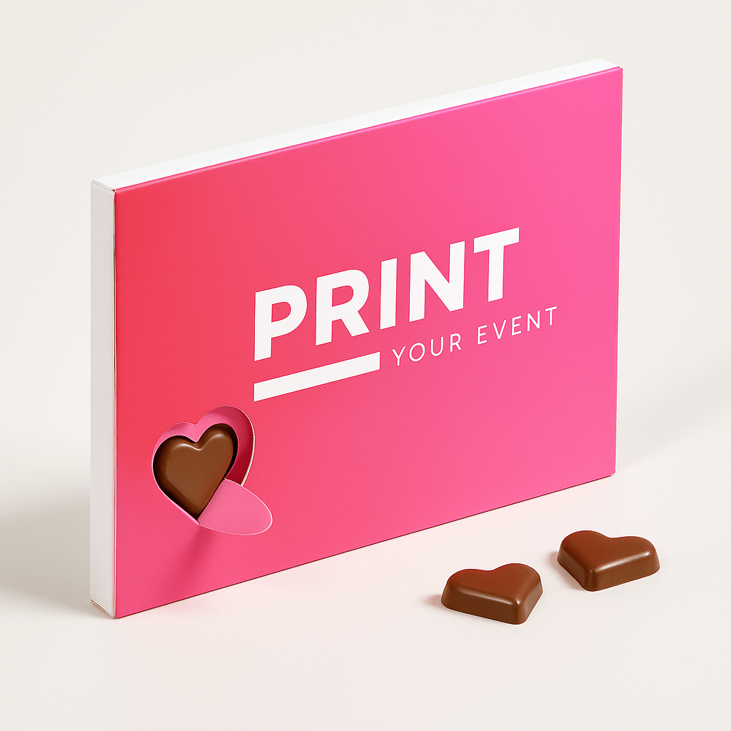 Chocolade mini hartjes - De Printgroep - Jouw partner in print!