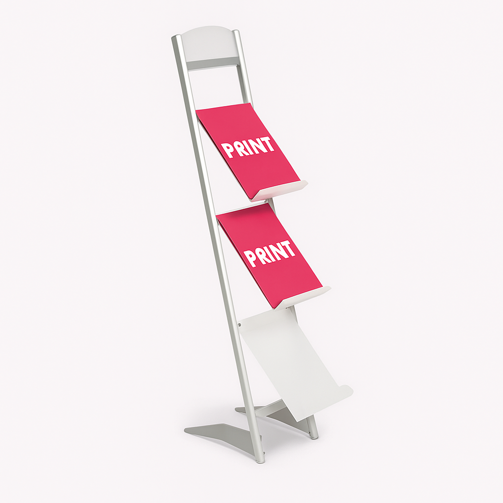 Triple deluxe folder displays