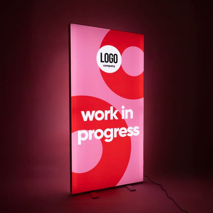 Dubbelzijdig pop-up LED frame - De Printgroep - Jouw partner in print!