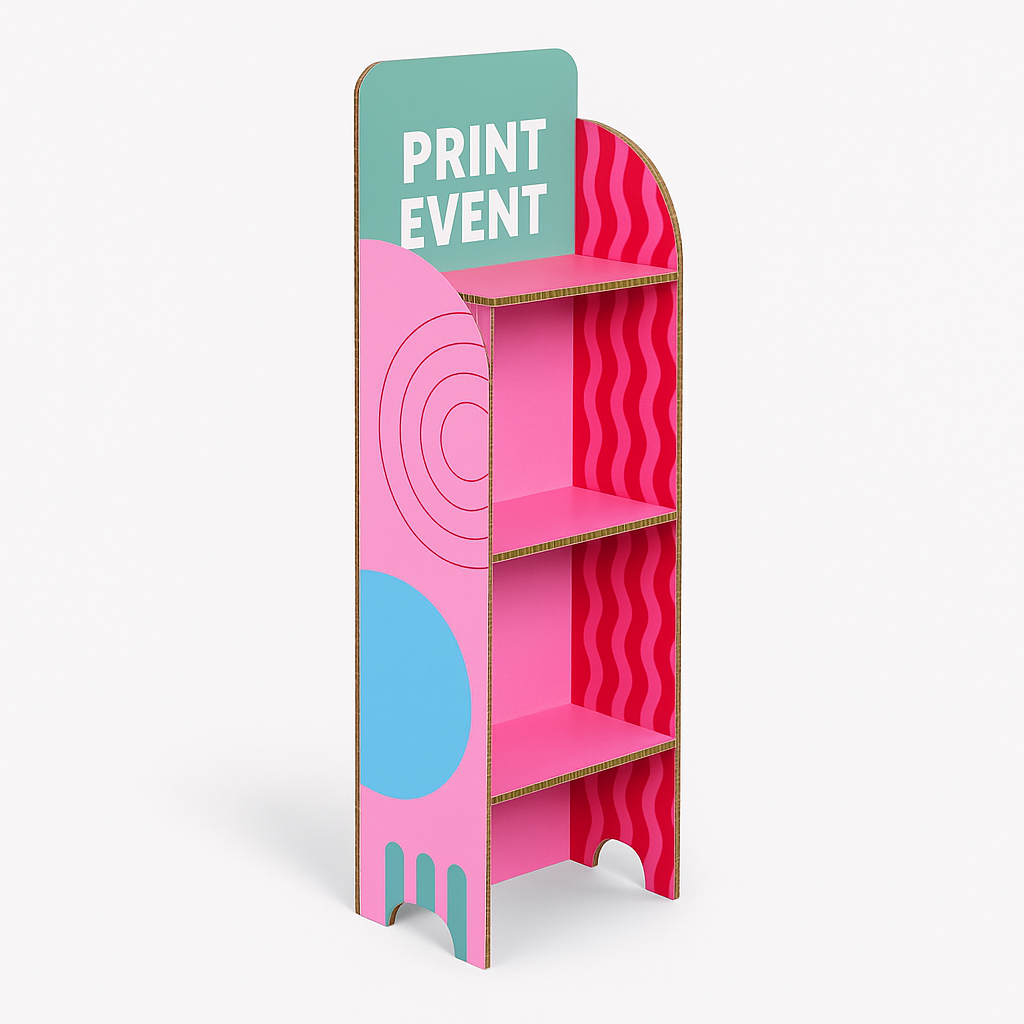 POS display with shelves