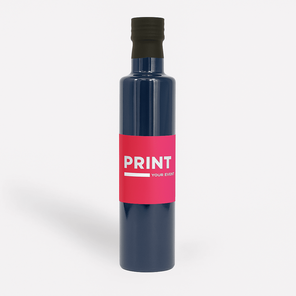Flessen met olijfolie vanaf 25 stuks - De Printgroep - Jouw partner in print!