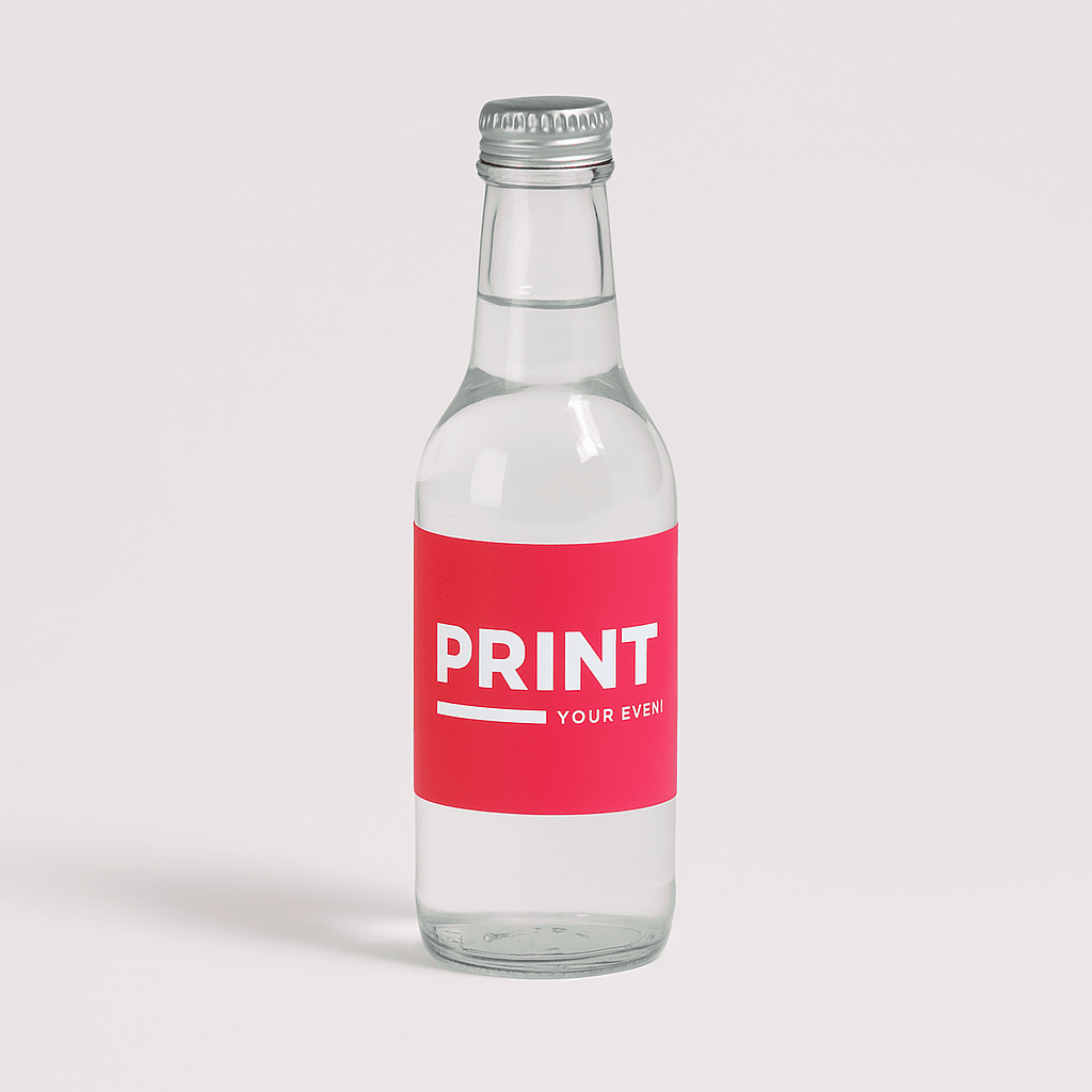 Glazen waterflessen vanaf 108 stuks - De Printgroep - Jouw partner in print!