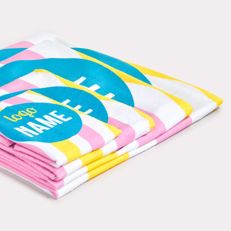 Handdoeken en strandlakens all-over bedrukt - De Printgroep - Jouw partner in print!