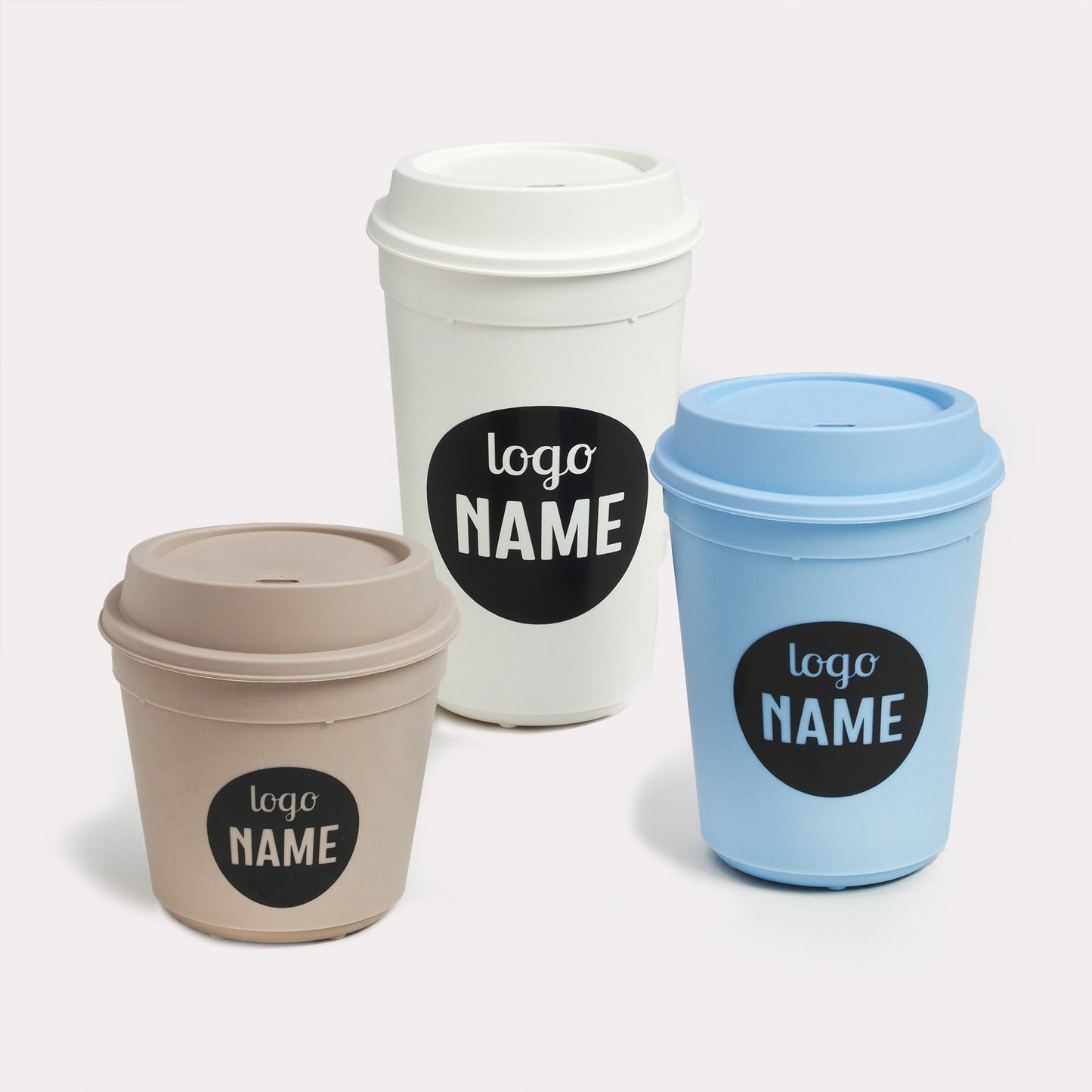 Herbruikbare bekers (met deksel) gekleurd vanaf 300 stuks - De Printgroep - Jouw partner in print!