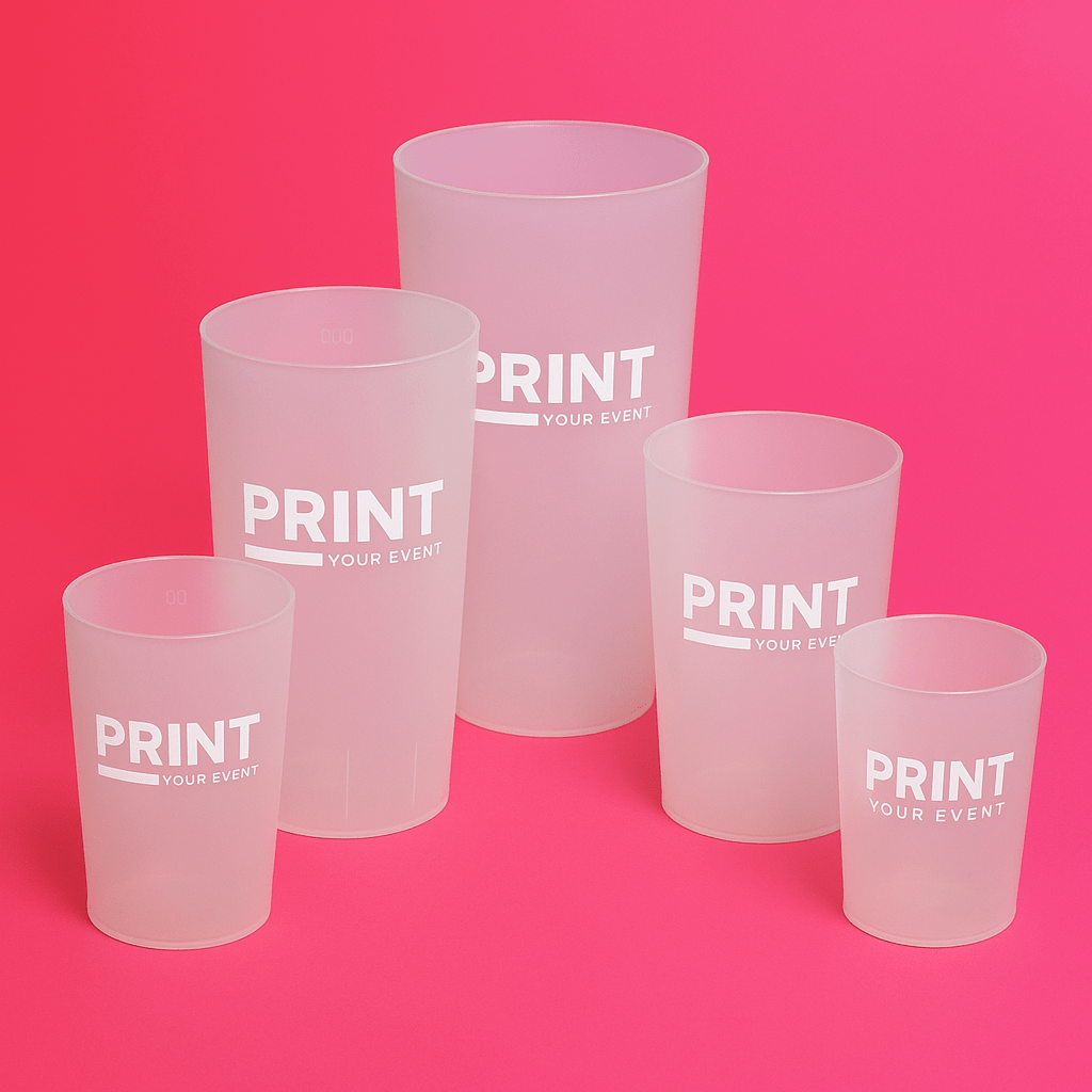 Herbruikbare festival bekers vanaf 125 stuks - De Printgroep - Jouw partner in print!