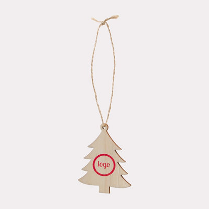Houten kerstdecoratie hangers vanaf 10 stuks - De Printgroep - Jouw partner in print!