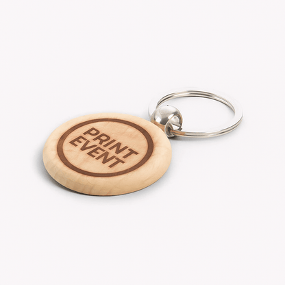 Houten sleutelhangers vanaf 100 stuks - De Printgroep - Jouw partner in print!