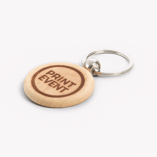 Houten sleutelhangers vanaf 100 stuks - De Printgroep - Jouw partner in print!