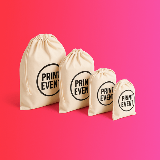 Katoenen zakjes met trekkoorden vanaf 100 stuks - De Printgroep - Jouw partner in print!