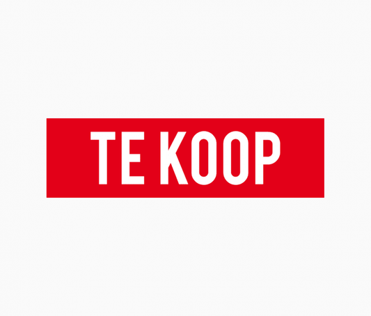 Makelaarsbordstickers vanaf 10 stuks - De Printgroep - Jouw partner in print!