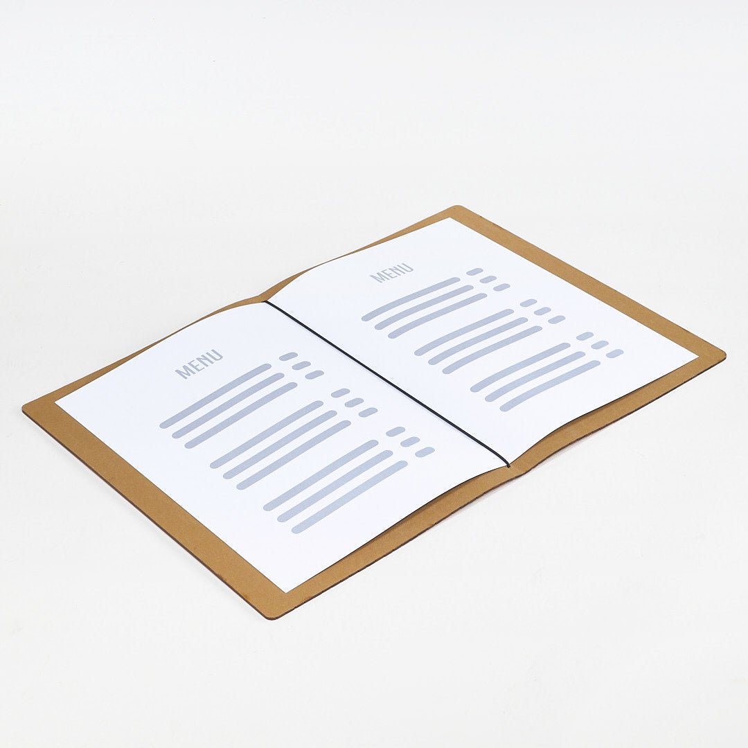 Menumappen bamboe vanaf 20 stuks - De Printgroep - Jouw partner in print!