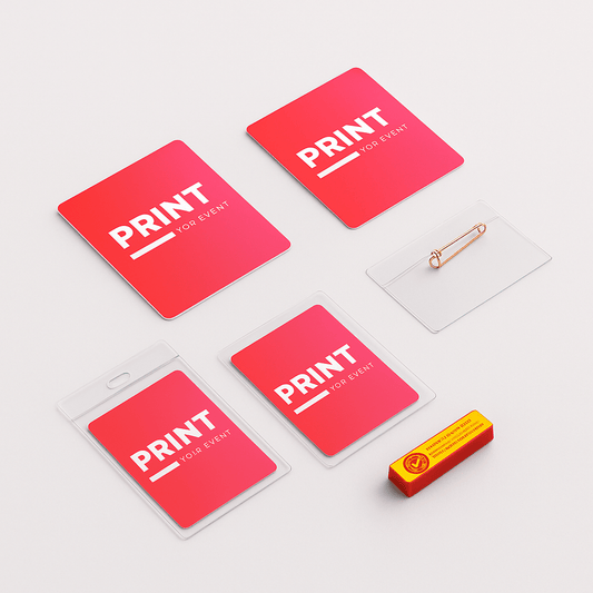 Naambadges vanaf 24 stuks - De Printgroep - Jouw partner in print!