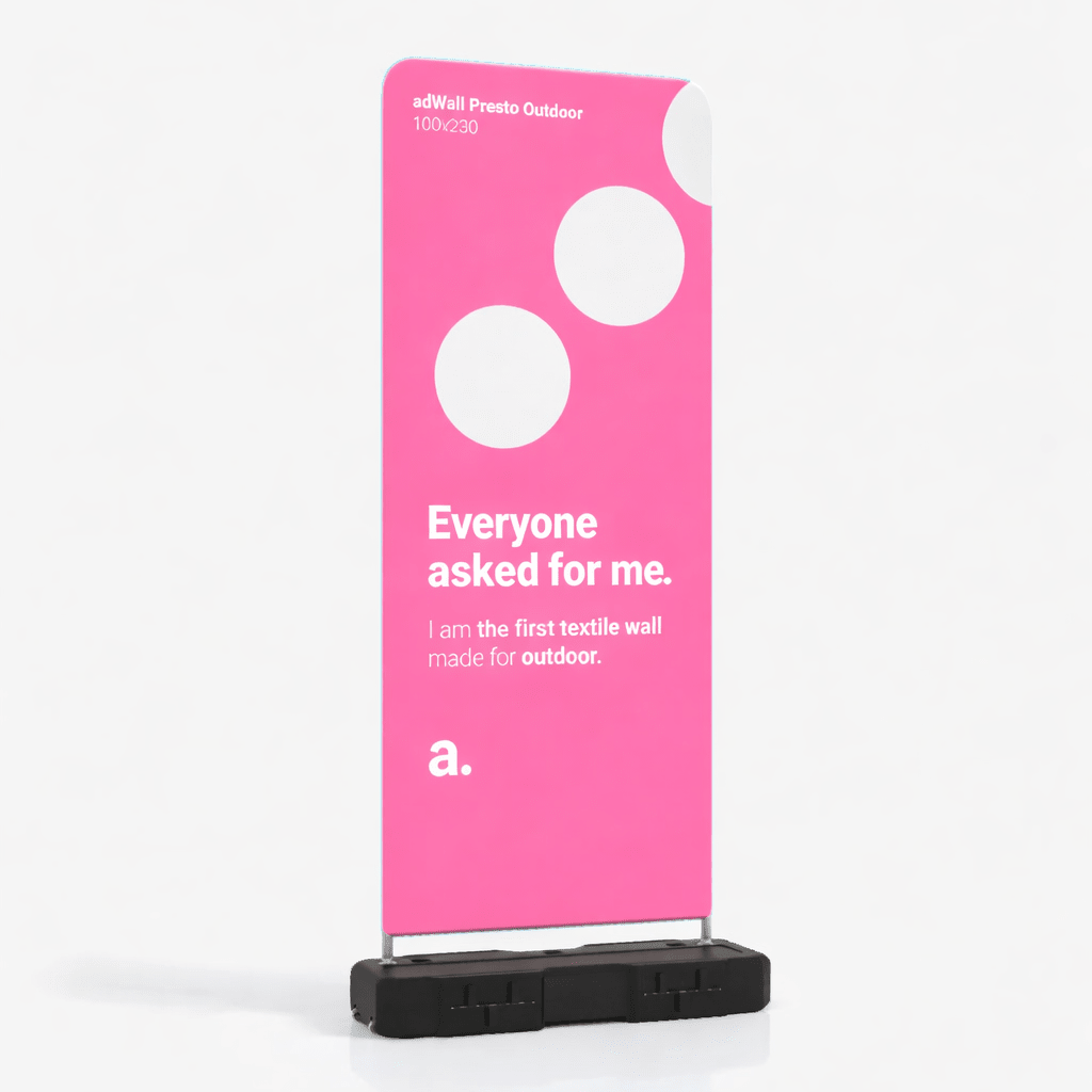 Outdoor Presentatiewand - De Printgroep - Jouw partner in print!