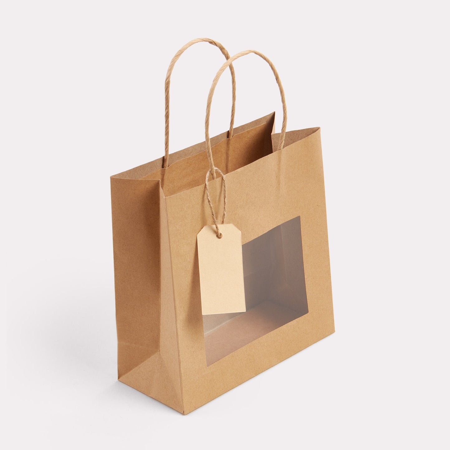 Papieren tassen luxe met venster vanaf 100 stuks - De Printgroep - Jouw partner in print!