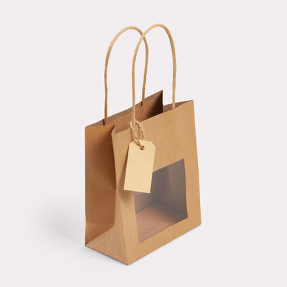 Papieren tassen luxe met venster vanaf 100 stuks - De Printgroep - Jouw partner in print!