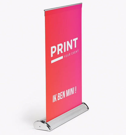 Roll-up banners mini - De Printgroep - Jouw partner in print!