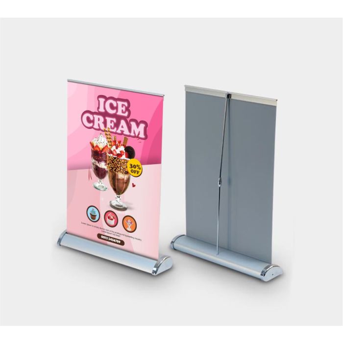 Roll-up banners mini - De Printgroep - Jouw partner in print!