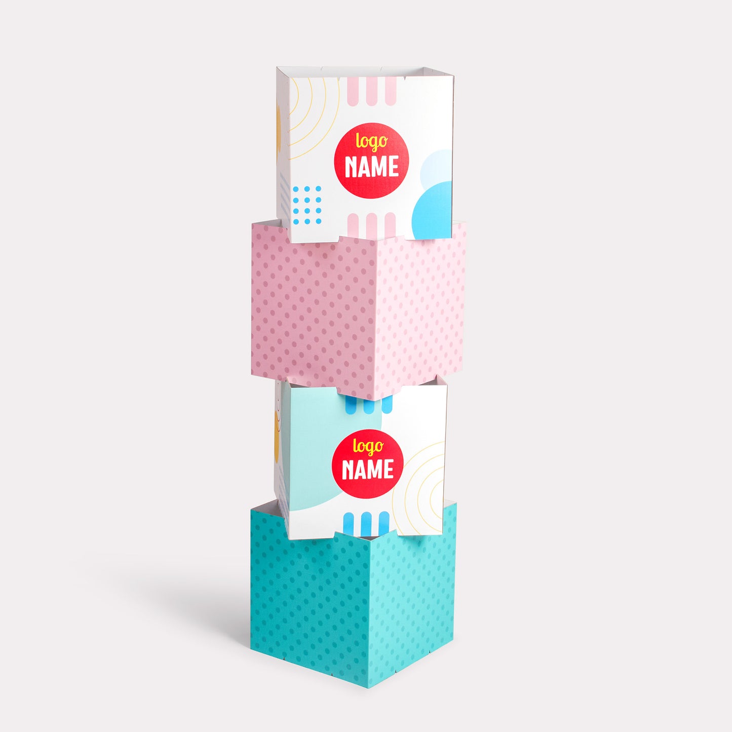 Stapelbare POS displays