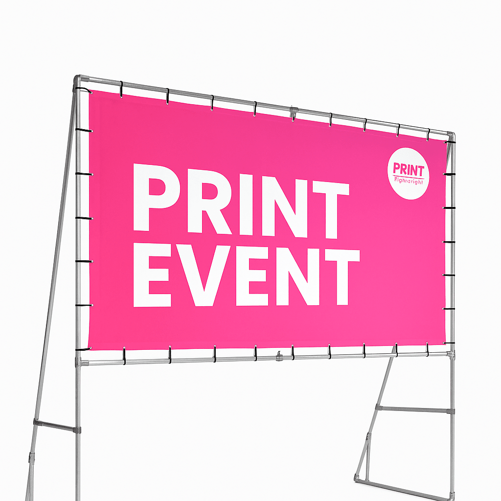 Vrijstaand spandoekframe - De Printgroep - Jouw partner in print!